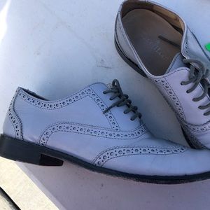 Cole Haan oxfords silver iridescent 6 1/2 womens